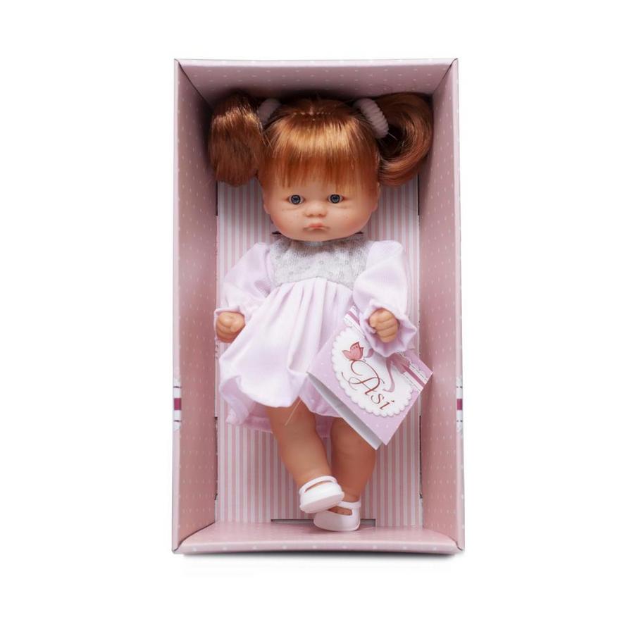 Кукла пупсик в платье с длинными рукавами, 20 см.  